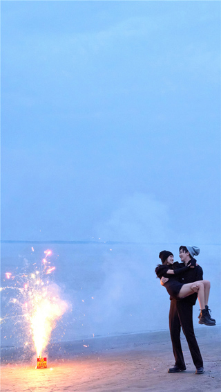 <b>< 浪漫夜景 > 主题婚纱摄影</b>