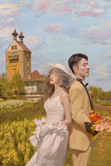 <b>< 法式油画 > 主题婚纱摄影</b>